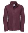 870F Russell Athletic Ladies Outdoor Fleece Burgundy colour image